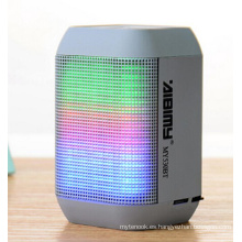 Mini My530bt Boom Box Altavoz Bluetooth con luz LED